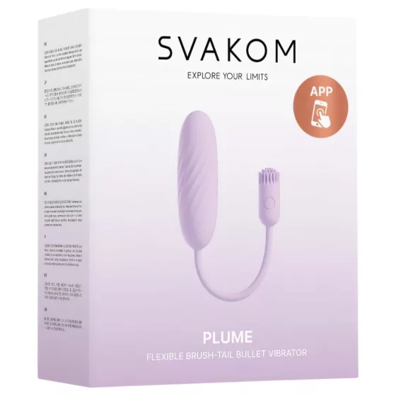 Svakom Plume - 2v1 vibrační vajíčko (fialové)