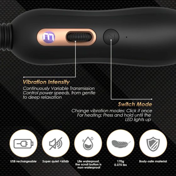 Vibeconnect Myron Wand - hřejivý masážní vibrátor
