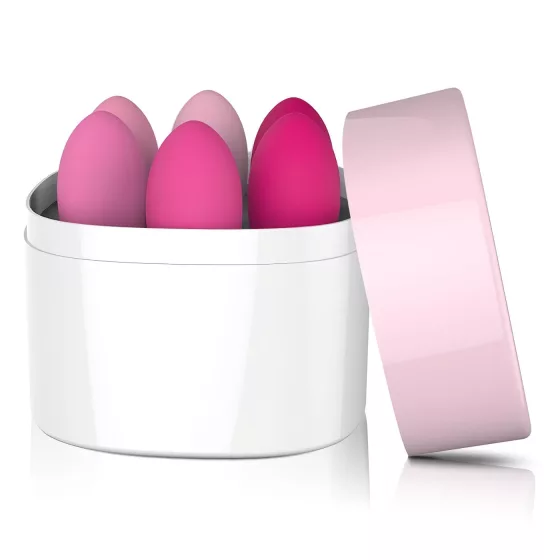 Sex HD Eggs - kegel kuličky sada 6 ks - růžové