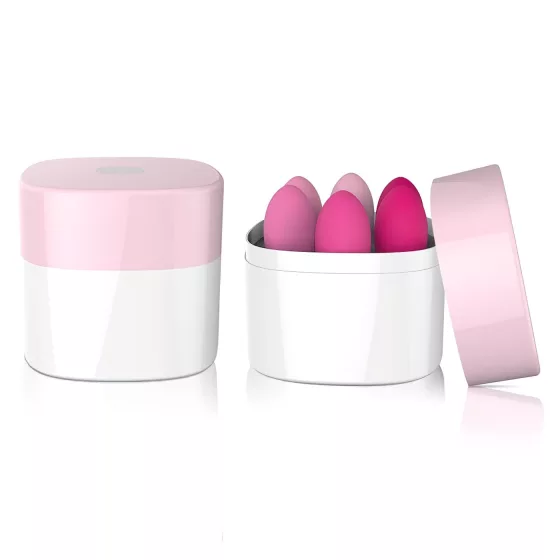 Sex HD Eggs - kegel kuličky sada 6 ks - růžové