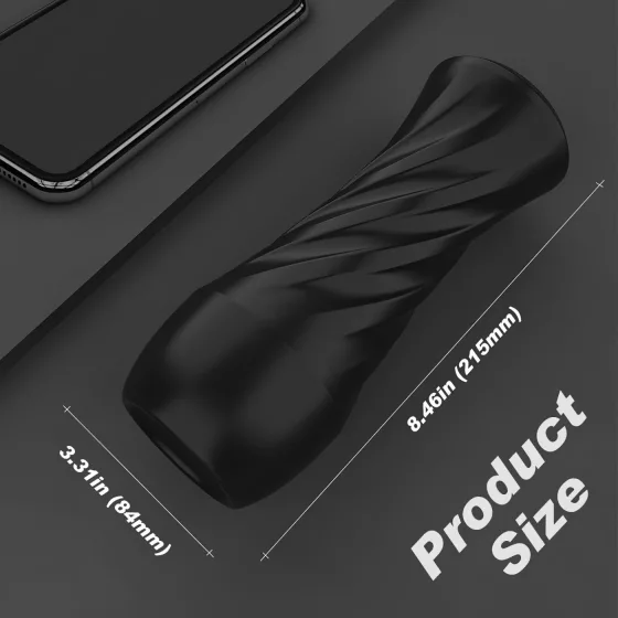 Sex HD Marcus - realistická umělá vagína v pouzdře - černá/béžová