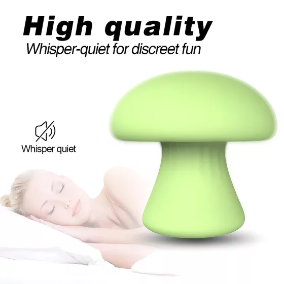 / Magic Mushroom - akumulátorový vibrátor na obličej (zelený)