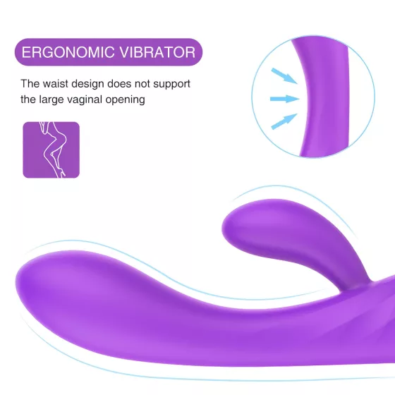 Sex HD Muses - vibrátor na baterii - vodotěsný - fialový