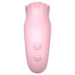 Sex HD French Kiss – lízací vibrátor (růžový)