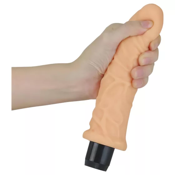 Lovetoy Real Feel - realistický vibrátor - 19 cm - tělová barva