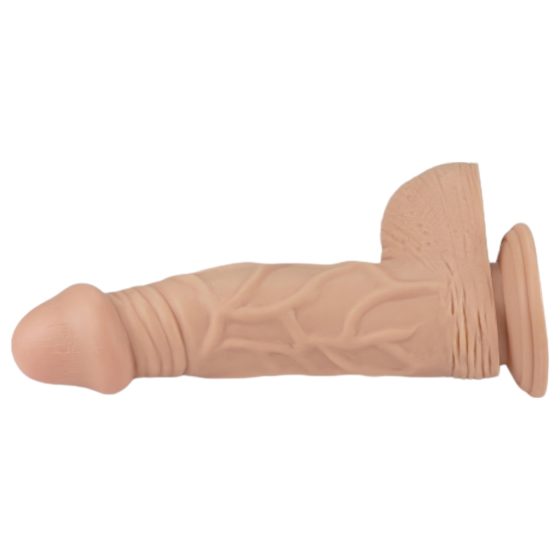 Lovetoy Real Extreme - přísavkový dildo - 23cm (přírodní)
