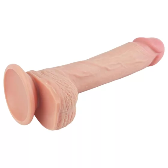 Lovetoy Nature Cock - realistické dildo s přísavkou - 21 cm - tělová barva