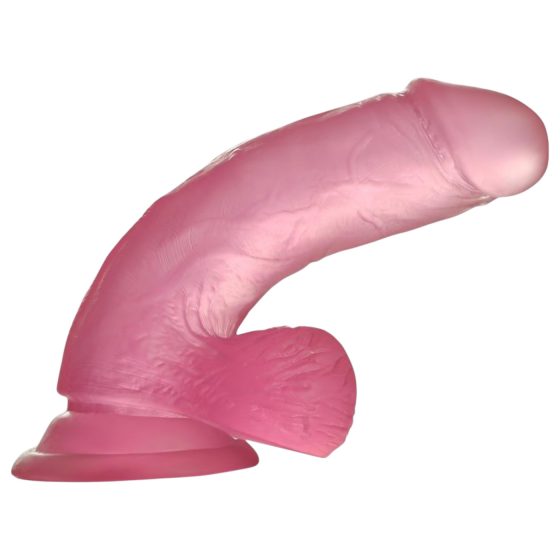 Lovetoy Jelly Studs - přísavkový dildo - 15 cm (růžové)
