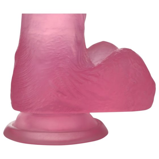 Lovetoy Jelly Studs - přísavkový dildo - 15 cm (růžové)