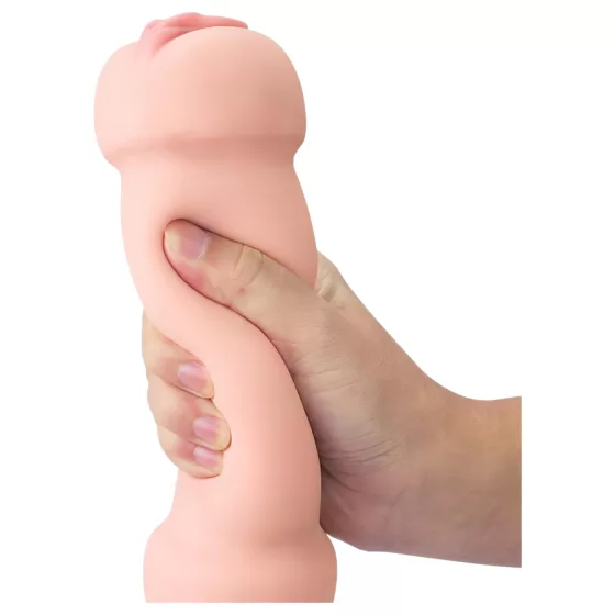 Lovetoy - masturbátor vagina a anus - realistický - tělová barva