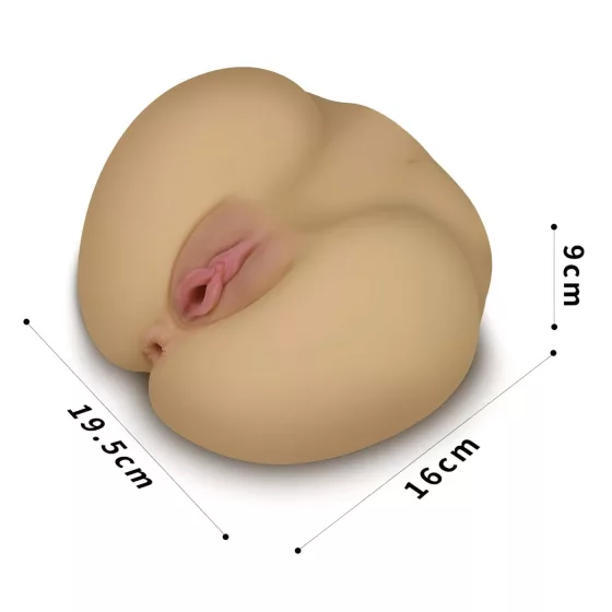 Lovetoy Streetgirl's - masturbátor torzo vagína a zadeček - realistická barva