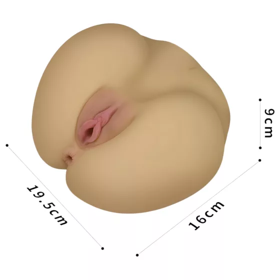 Lovetoy Streetgirl's - masturbátor torzo vagína a zadeček - realistická barva
