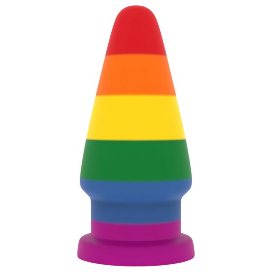 Lovetoy Prider - anální kolík - 15 cm (duhový)