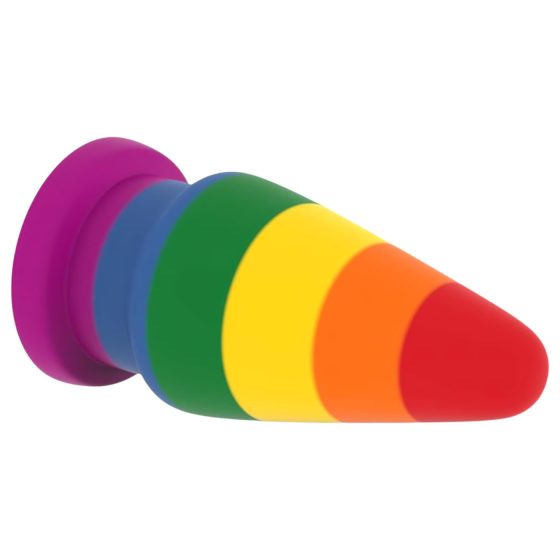 Lovetoy Prider - anální kolík - 15 cm (duhový)