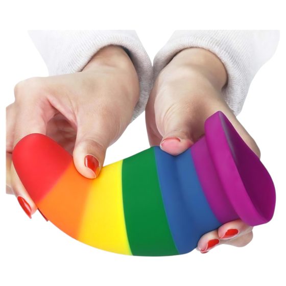 Lovetoy Prider - anální kolík - 15 cm (duhový)