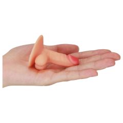   Lovetoy - přísavný držák na telefon - mini dildo (přírodní)