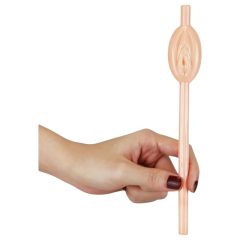 Lovetoy - slámka s vaginou (přírodní)