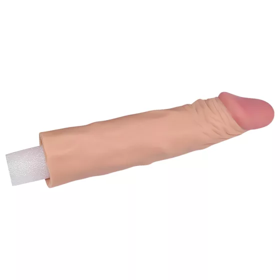 Lovetoy Pleasure X-tender - návlek na penis - 19 cm - tělová