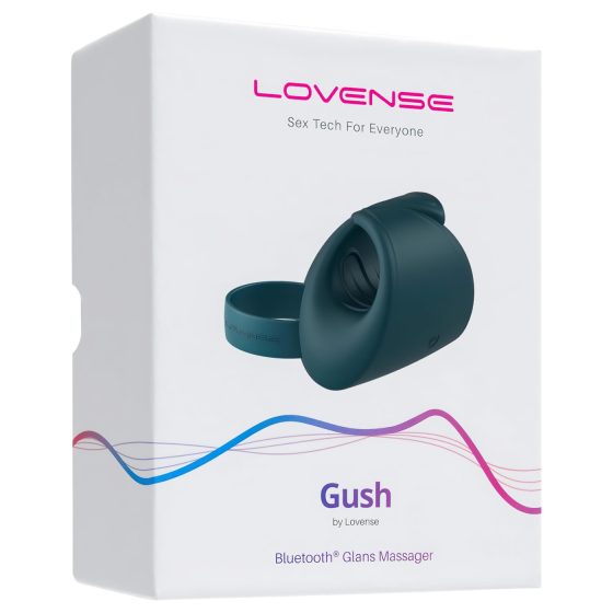 LOVENSE Gush - chytrý vibrátor na penis (šedý)