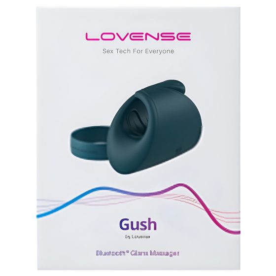 LOVENSE Gush - chytrý vibrátor na penis (šedý)