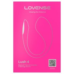   Lovense Lush 4 - vibrační vajíčko - chytré ovládání - růžové