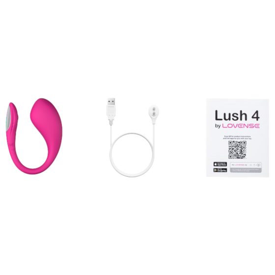 LOVENSE Lush 4 - chytré vibrační vajíčko (růžové)