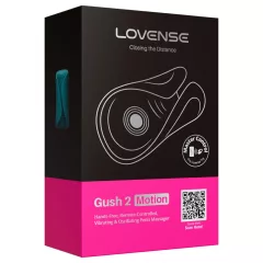   Lovense Gush 2 - Vibrační kroužek na žalud ovládaný aplikací (tyrkysový)