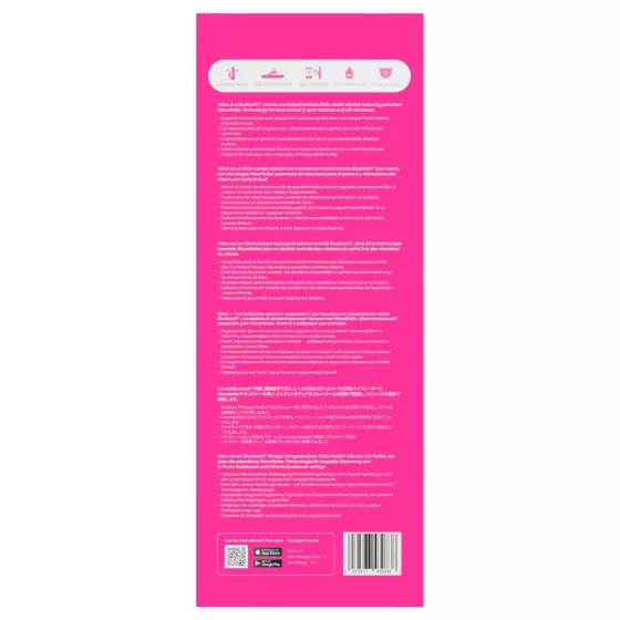 LOVENSE VELVO - chytrý, rotační perličkový vibrátor (růžový)