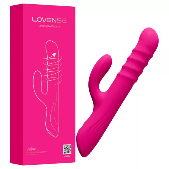 LOVENSE VELVO - chytrý, rotační perličkový vibrátor (růžový)