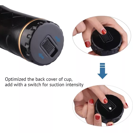 Tracy's Dog Cup - realistický anální masturbátor (černo‑tělový)