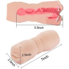   Tracy's Dog Cup - Přirozený ústní masturbátor se zuby (přírodní)