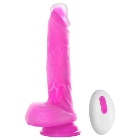 Tracy's Dog Jelivoy-Mid - realistický vibrátor - 20 cm (růžový)