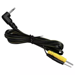   DG-LAB - elektrodový kabel z 2,5mm jacku na 2mm kolíky (černý)