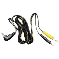   DG-LAB - elektrodový kabel z 2,5mm jacku na 2mm kolíky (černý)