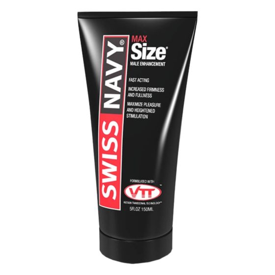 Swiss Navy MAX Size - stimulační krém pro muže (150 ml)