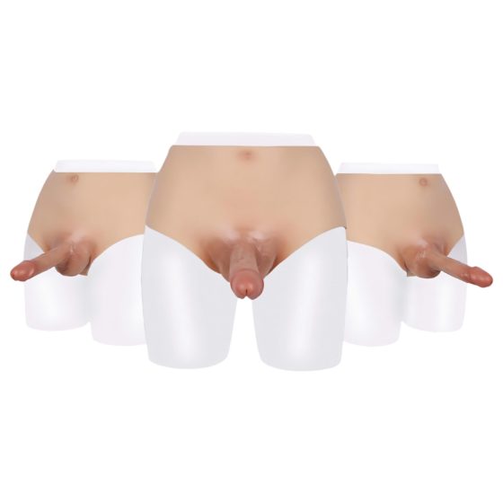 Dreamtoys realistický strap-on penis (přírodní)