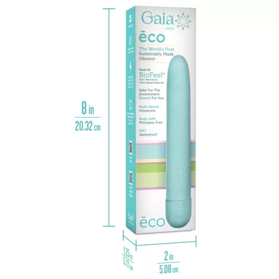 Gaia Eco L - ekologický tyčový vibrátor (modrý) - velký