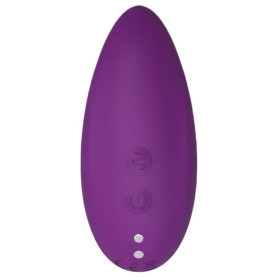 Vibeconnect - akumulátorový, vodotěsný stimulátor klitorisu (fialový)
