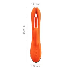   Honey Play Box Terri - vibrátor s klitorálním ramenem ovládaný aplikací (oranžový)