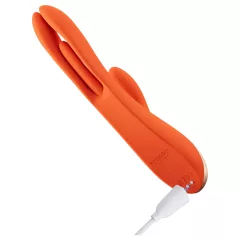   Honey Play Box Terri - vibrátor s klitorálním ramenem ovládaný aplikací (oranžový)