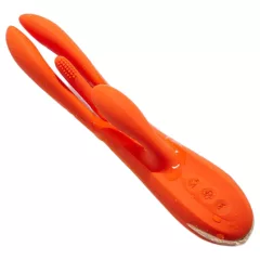   Honey Play Box Terri - vibrátor s klitorálním ramenem ovládaný aplikací (oranžový)