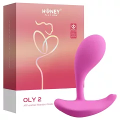   Honey Play Box Oly 2 - vibrátor na bod G a klitoris ovládaný aplikací (růžový)