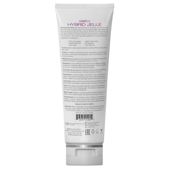 Wicked Simply Hybrid Jelle - kombinovaný lubrikant (120 ml)