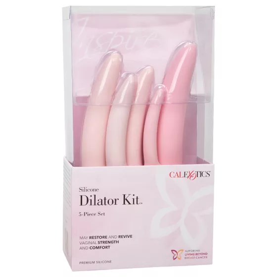 CalExotics Inspire - vaginální dilatátor set - zdravotní pomůcka - růžová