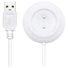 Lovense - USB nabíjecí kabel s magnetem - bílý