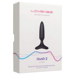   LOVENSE Hush 2 XS - nabíjecí malý anální vibrátor (25 mm) - černý