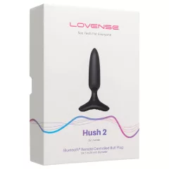   LOVENSE Hush 2 XS - malý anální vibrátor na akumulátor (25 mm) - černý
