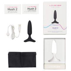   LOVENSE Hush 2 XS - nabíjecí malý anální vibrátor (25 mm) - černý