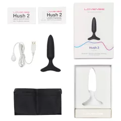   LOVENSE Hush 2 XS - malý anální vibrátor na akumulátor (25 mm) - černý
