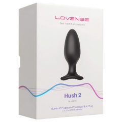   LOVENSE Hush 2 L - dobíjecí anální vibrátor (57mm) - černý